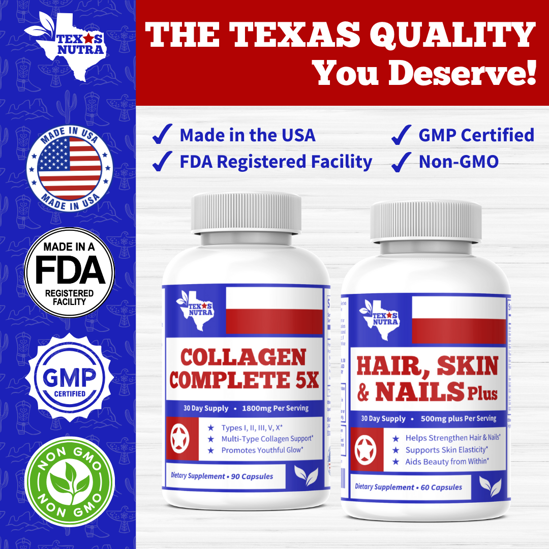 The Ageless Beauty Bundle: Inner Radiance Kit (Multi-Collagen + Biotin Complex)