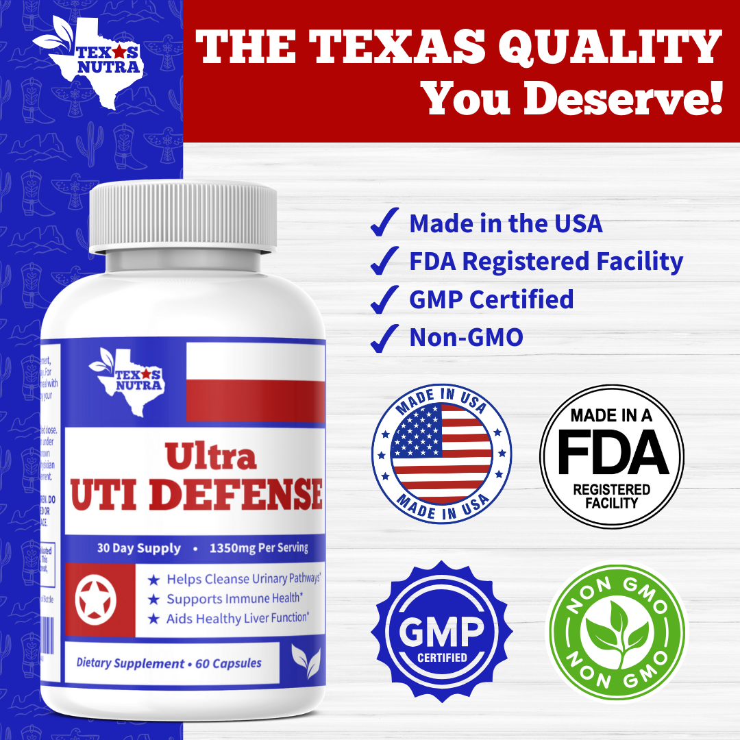 Ultra UTI Defense 1350mg – Urinary Tract Cleanse & Immune Support