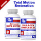 Total Motion Restoration Bundle: Joint, Tendon & Ligament Kit (Glucosamine + Multi-Collagen)