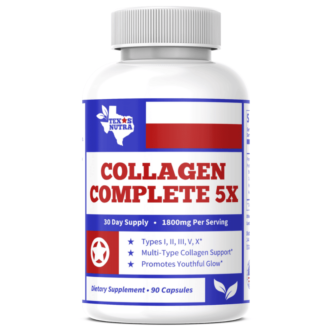 Collagen Complete 5X 1800mg – Multi-Collagen Complex for Skin, Hair ...