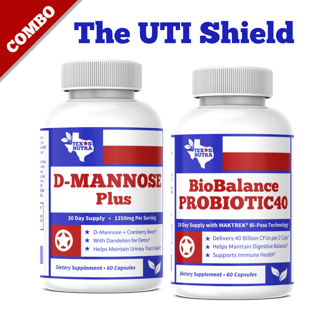 The UTI Shield Bundle: Defense & Restoration Kit (Natural D-Mannose + Probiotics)