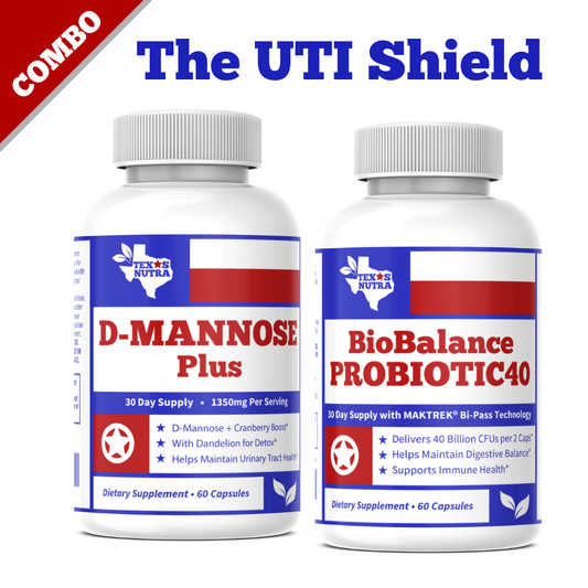 The UTI Shield Bundle: Defense & Restoration Kit (Natural D-Mannose + Probiotics)