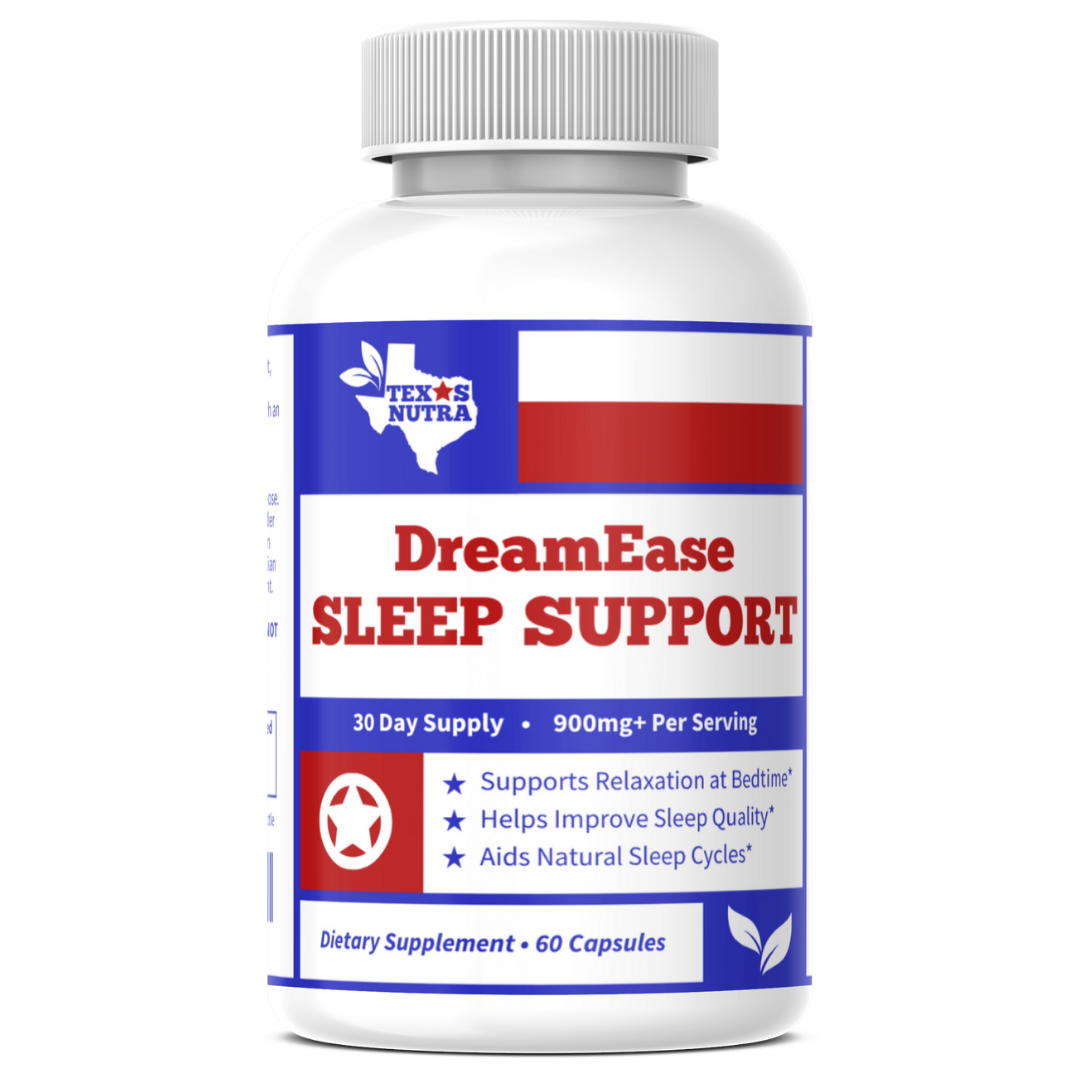DreamEase Sleep Support 900mg+ – Natural Sleep Aid & Restful Nighttime Support