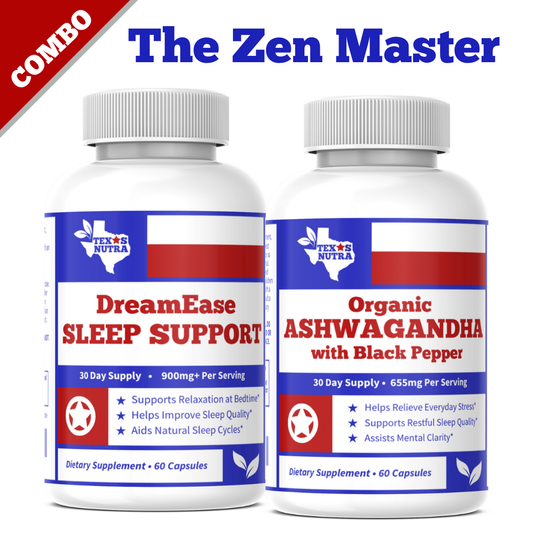 The Zen Master Bundle: Sleep & Stress Protocol (Ashwagandha + Natural Sleep Aid)