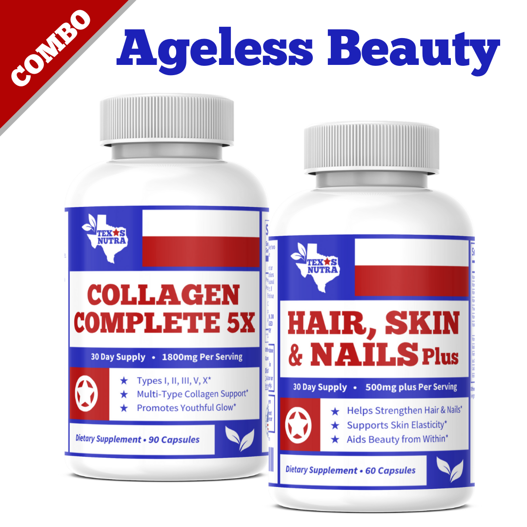 The Ageless Beauty Bundle: Inner Radiance Kit (Multi-Collagen + Biotin Complex)
