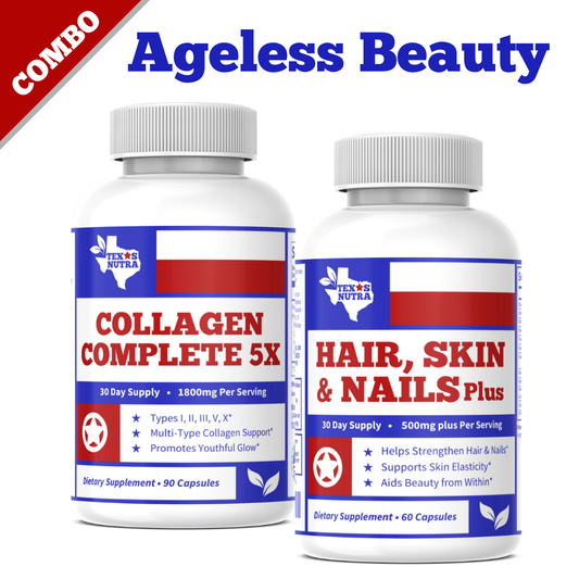 The Ageless Beauty Bundle: Inner Radiance Kit (Multi-Collagen + Biotin Complex)