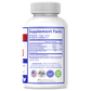 Vitamin K2 + D3 supplement bottle back label with Supplement Facts panel