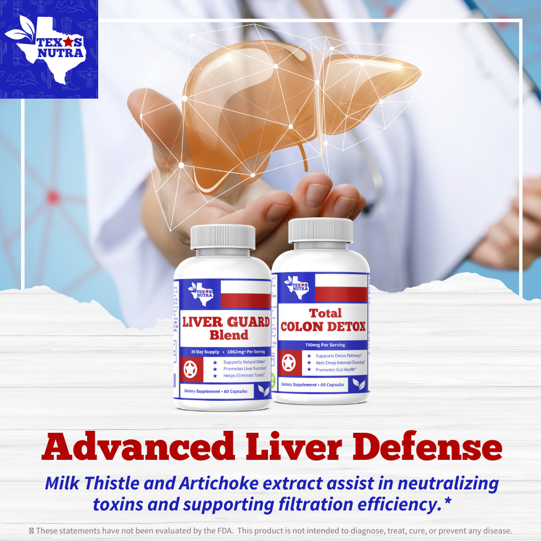 Total Detox Reset Bundle: Liver & Colon Cleanse Kit (Natural Flush Formula)