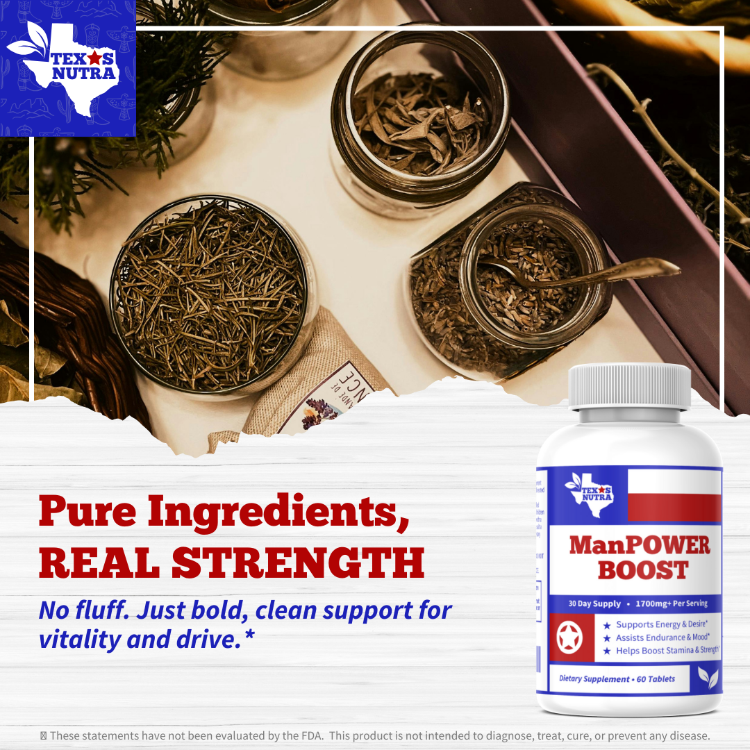 ManPOWER Boost 1700mg – Men’s Vitality, Energy & Performance Support