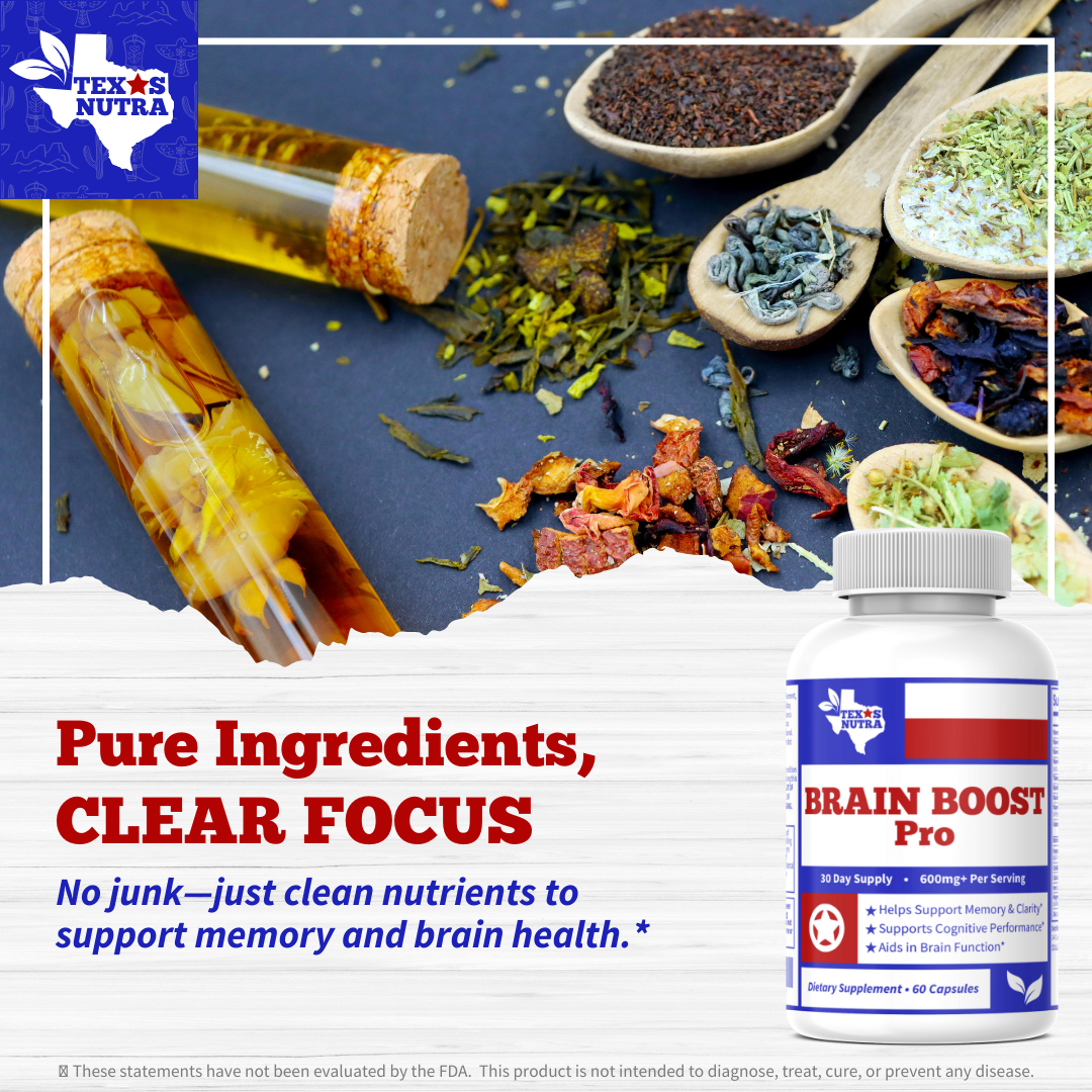 Brain Boost Pro 600mg+ – Advanced Nootropic for Memory, Focus & Clarity