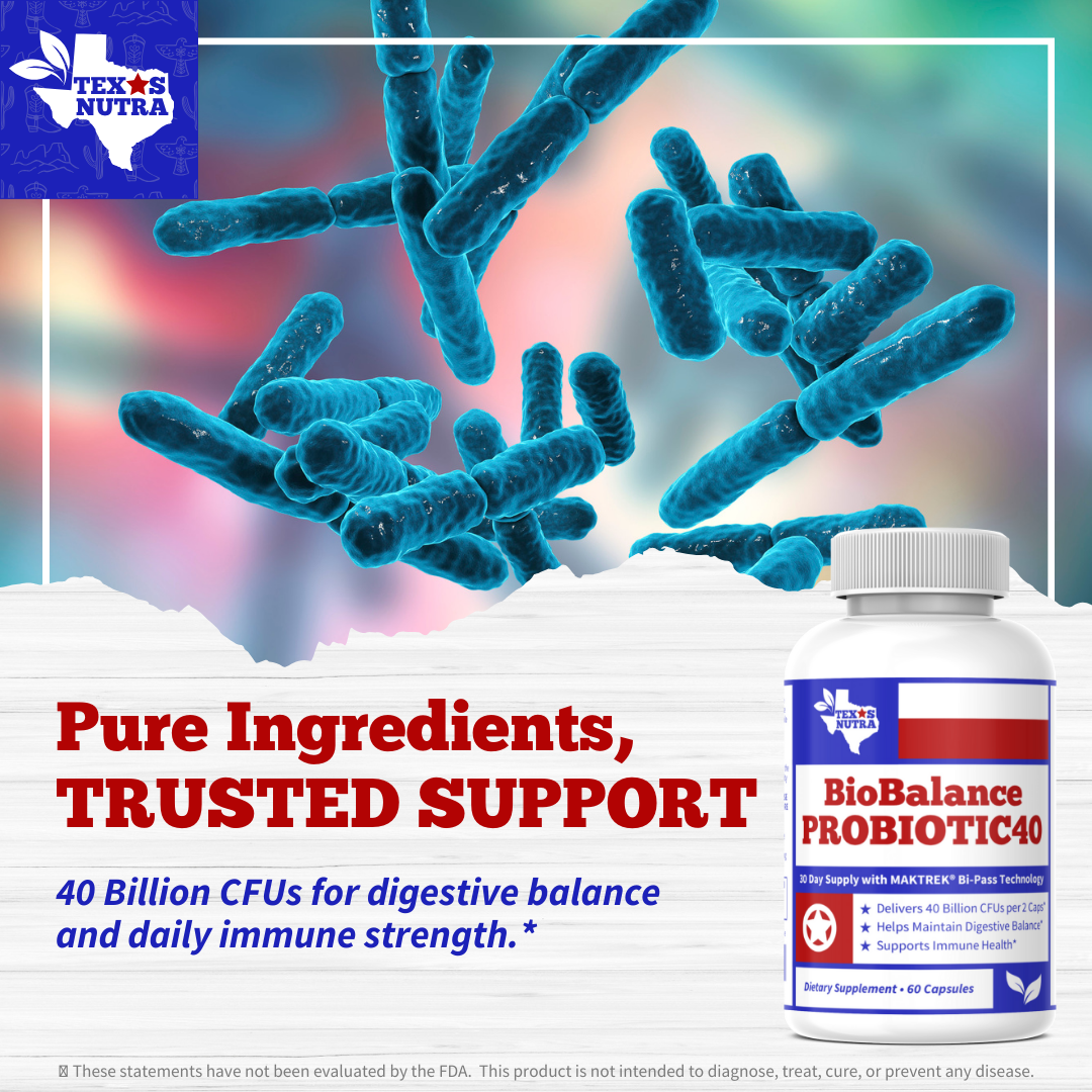 BioBalance Probiotic 40 – 40 Billion CFU Gut Balance & Immune Support