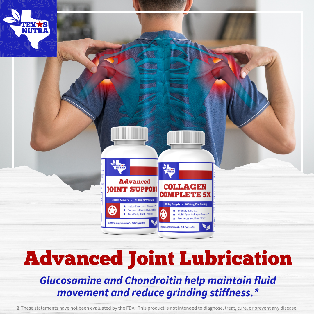 Total Motion Restoration Bundle: Joint, Tendon & Ligament Kit (Glucosamine + Multi-Collagen)