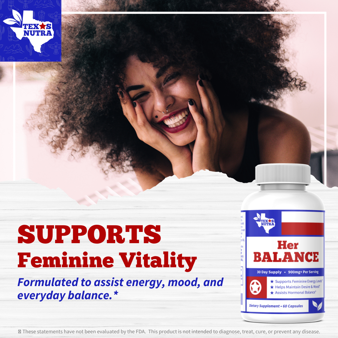 HerBALANCE 900mg+ – Hormonal Balance, Energy & Vitality Support