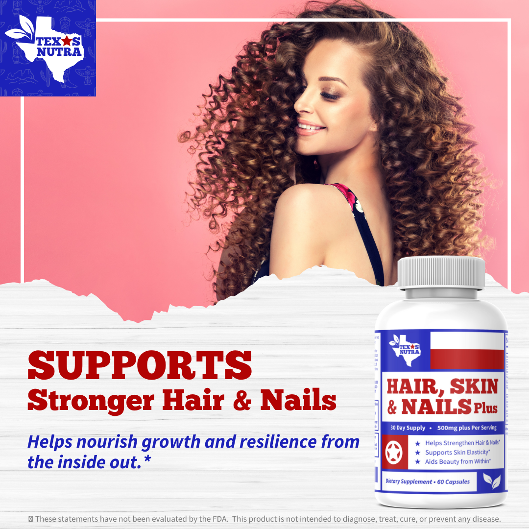 Hair Skin Nails Plus 500mg+ – Advanced Beauty, Radiant Skin & Strong Hair