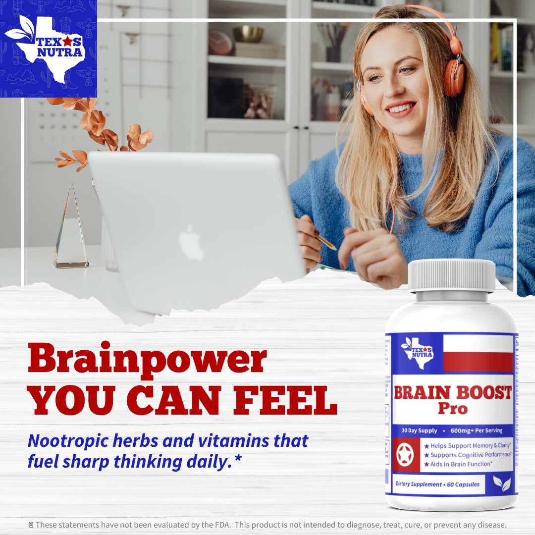 Brain Boost Pro 600mg+ – Advanced Nootropic for Memory, Focus & Clarity