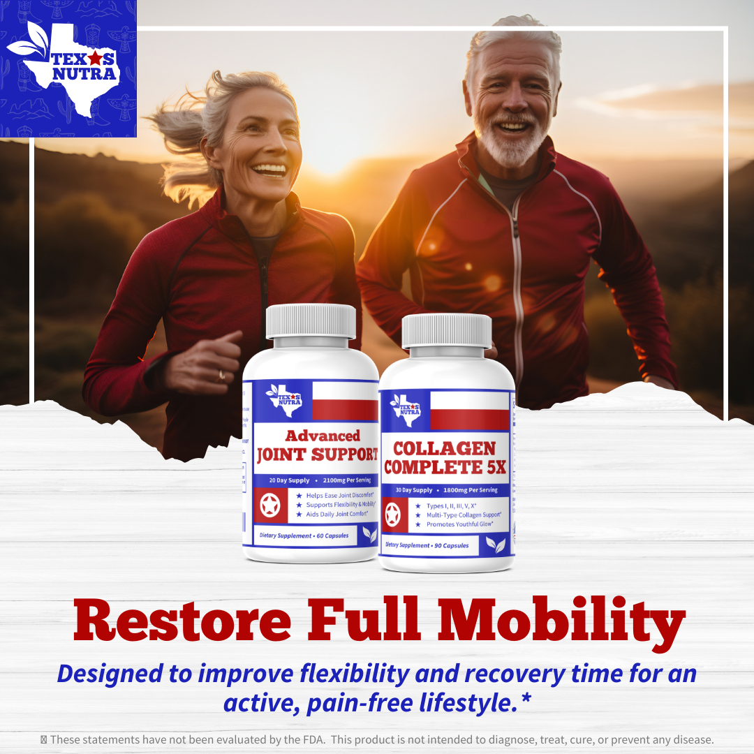 Total Motion Restoration Bundle: Joint, Tendon & Ligament Kit (Glucosamine + Multi-Collagen)