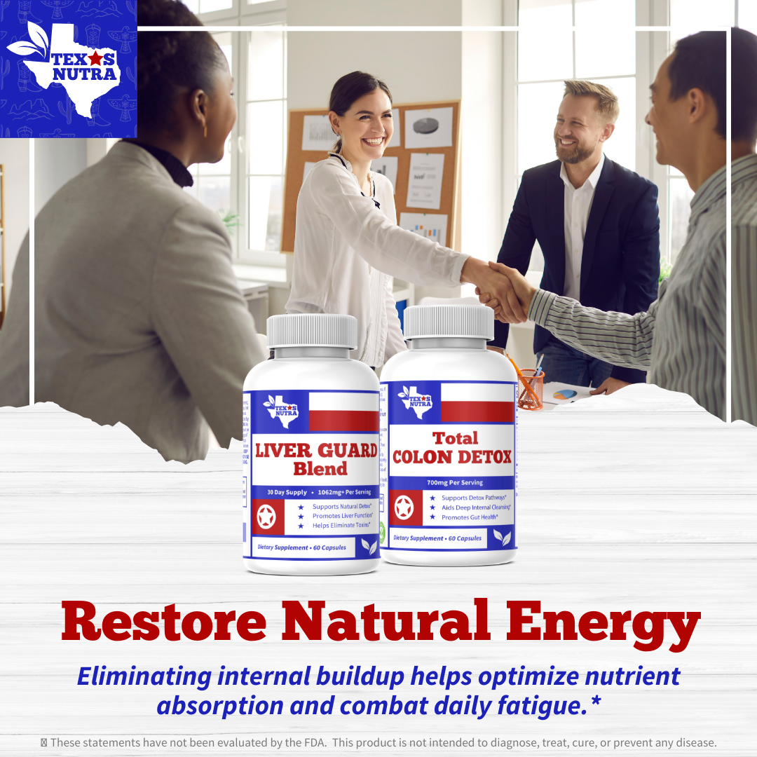 Total Detox Reset Bundle: Liver & Colon Cleanse Kit (Natural Flush Formula)