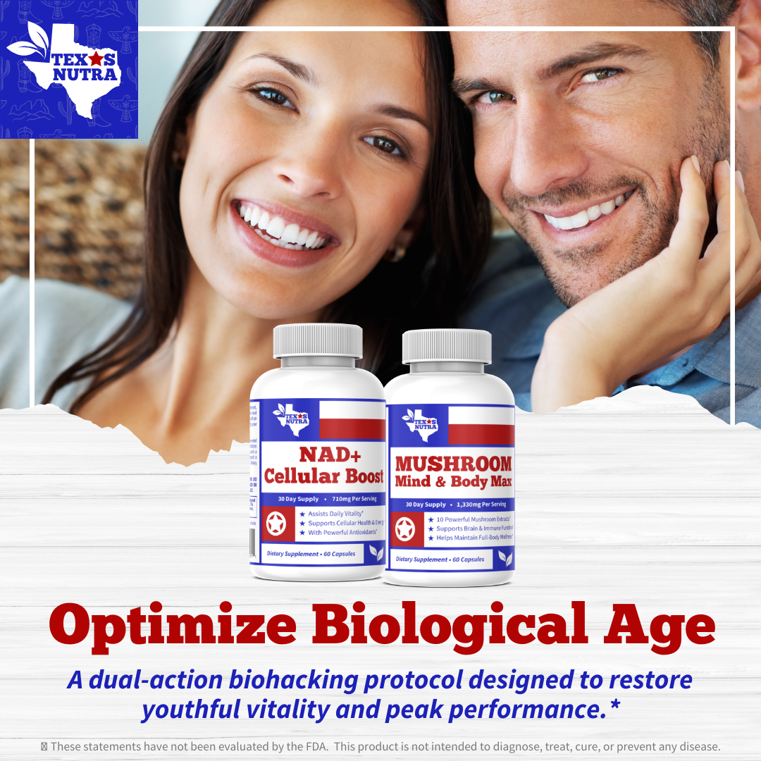 The Age Reversal Stack: Cellular & Cognitive Optimization Kit (NAD+ Precursor + Lion's Mane Complex)