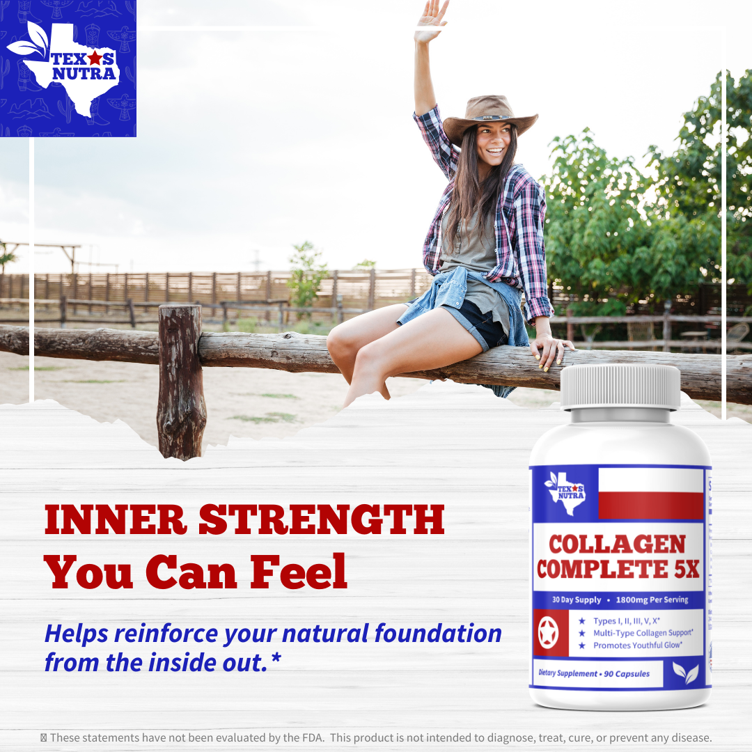 Collagen Complete 5X 1800mg – Multi-Collagen Complex for Skin, Hair & Joints