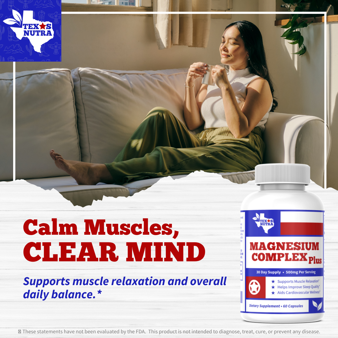 Magnesium Complex Plus 500mg – Advanced Relaxation, Sleep & Muscle Support
