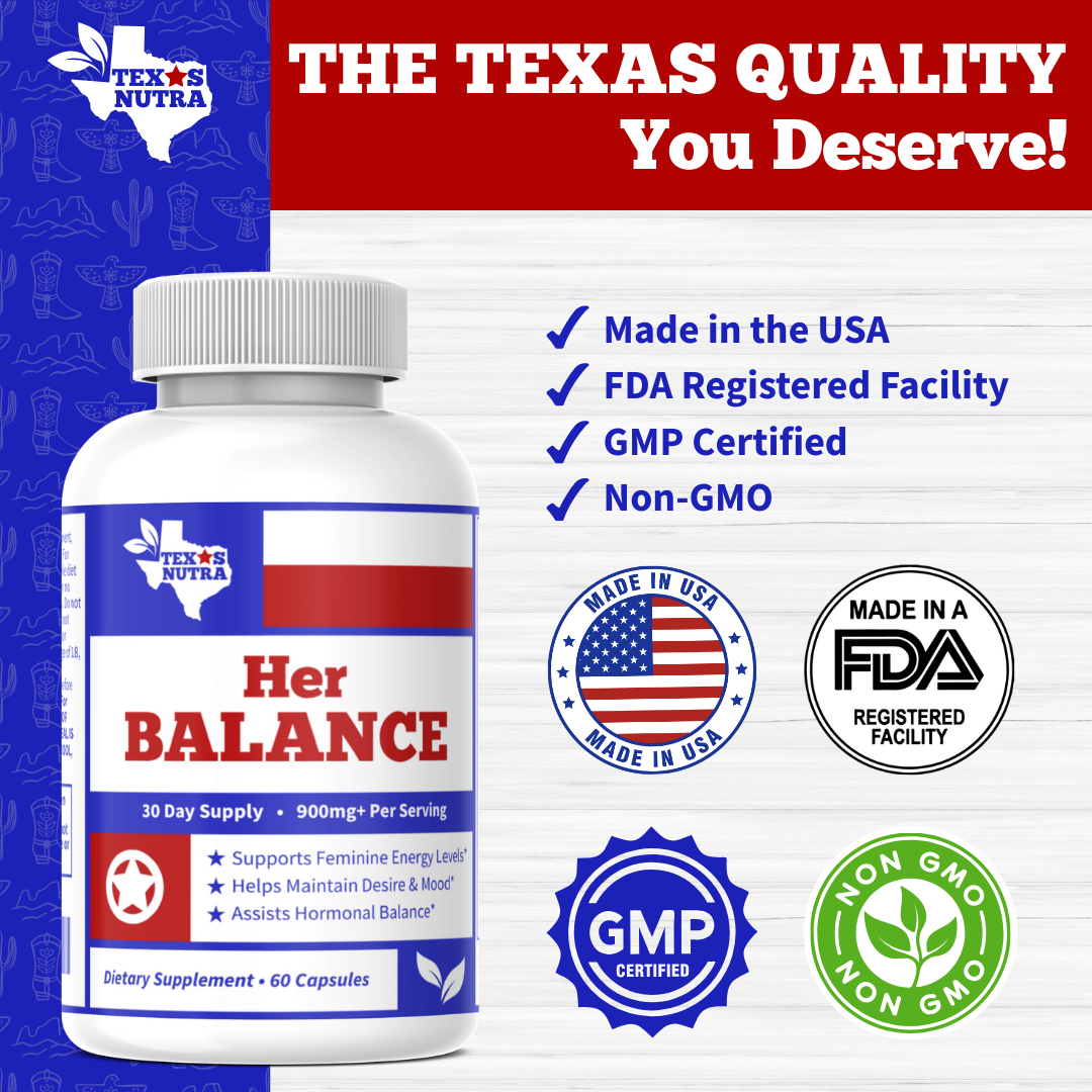 HerBALANCE 900mg+ – Hormonal Balance, Energy & Vitality Support