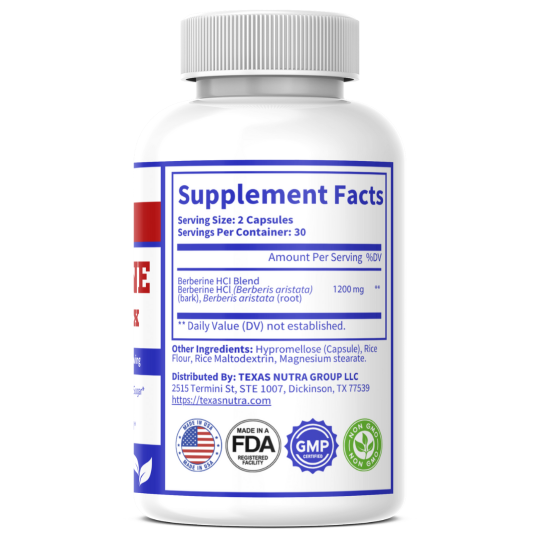 Berberine Balance Max 1200mg – Glucose Support & Weight Management Formula